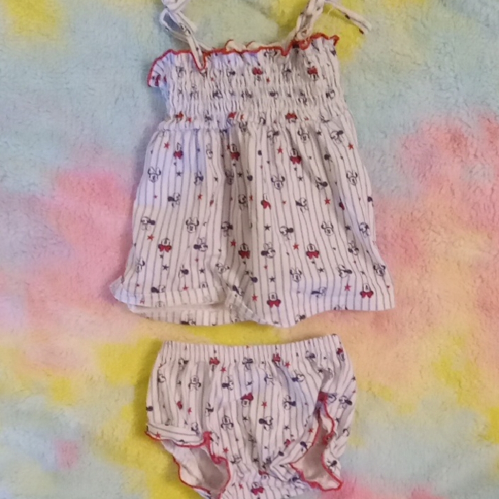 Disney White and Red Kids Matching Set